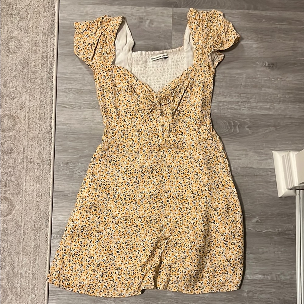 Floral Yellow Dress